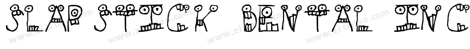 Slapstick Dental Inc.字体转换